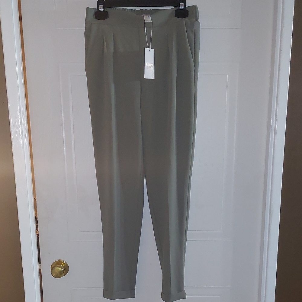 Revamped Olive Green Trousers